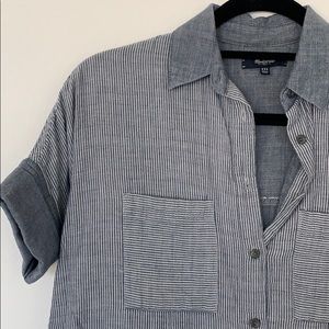Madewell Tops - Striped Chambray Button Up Top Madewell Tops - Striped Chambray Button Up Top